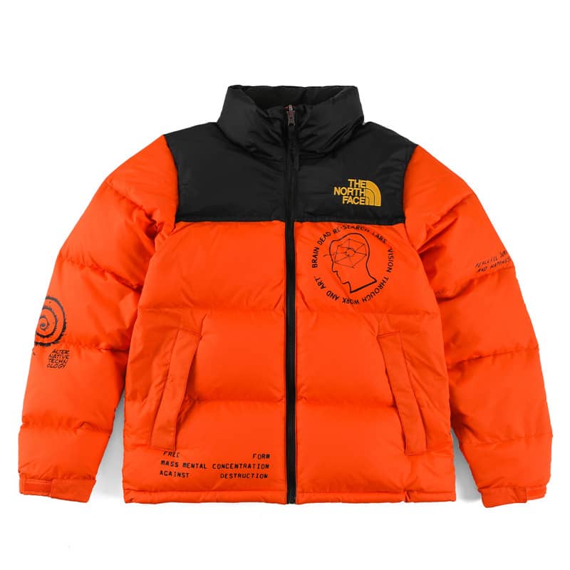 Yupoo the north face Coats THE NORTH FACE x Brain Dead Printrd nuptse