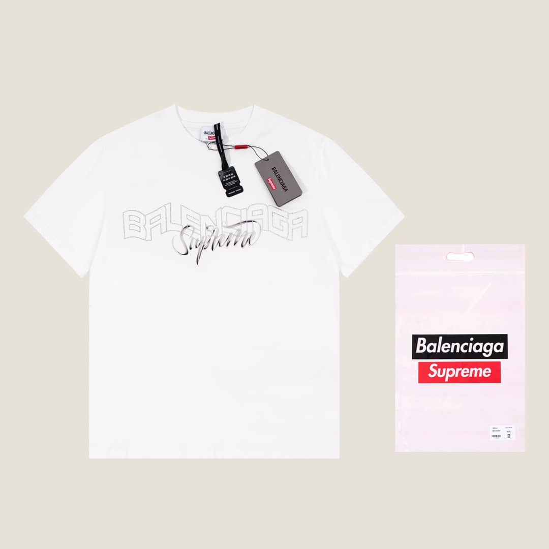 Yupoo Supreme Balenciaga\u00d7Supreme 2023 Fall Tshirt size:xs-l