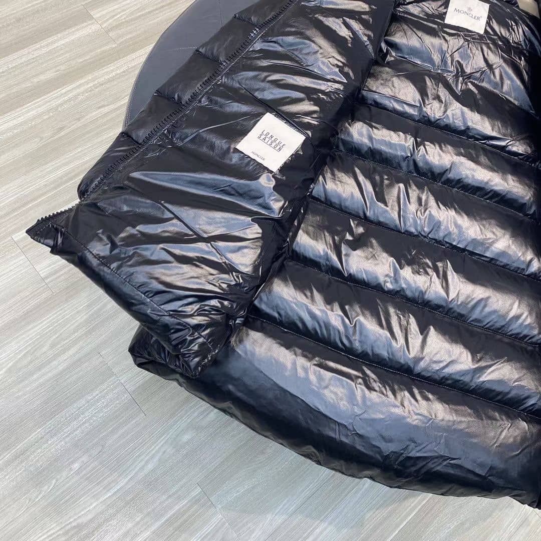 YUPOO Moncler Aline midlength hooded coat down jacket WOMEN black