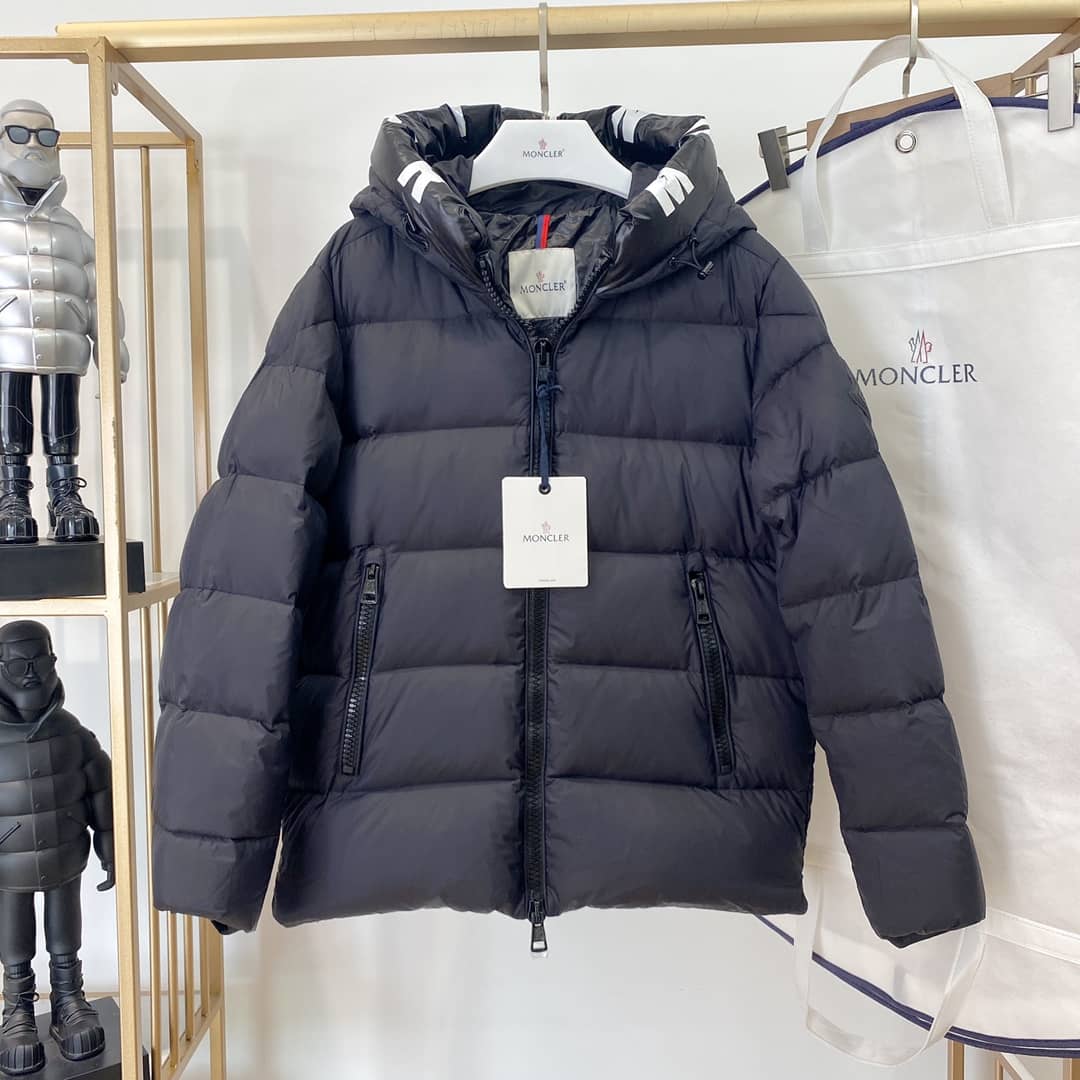 YUPOO Moncler DUBOIS Men's hooded down jacket Black white Size 1 2 3 4